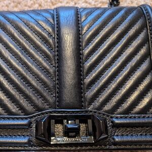 Rebecca Minkoff Chevron Quilted Leather Crossbody Shoulder Bag